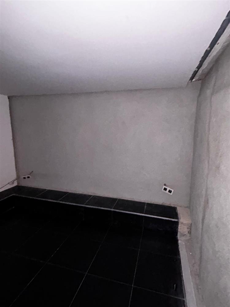 Pièce enterrée après cuvelage
